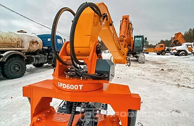 Вибропогружатель Daedong DPD600Т (Ю. Корея) на крупном северном объекте